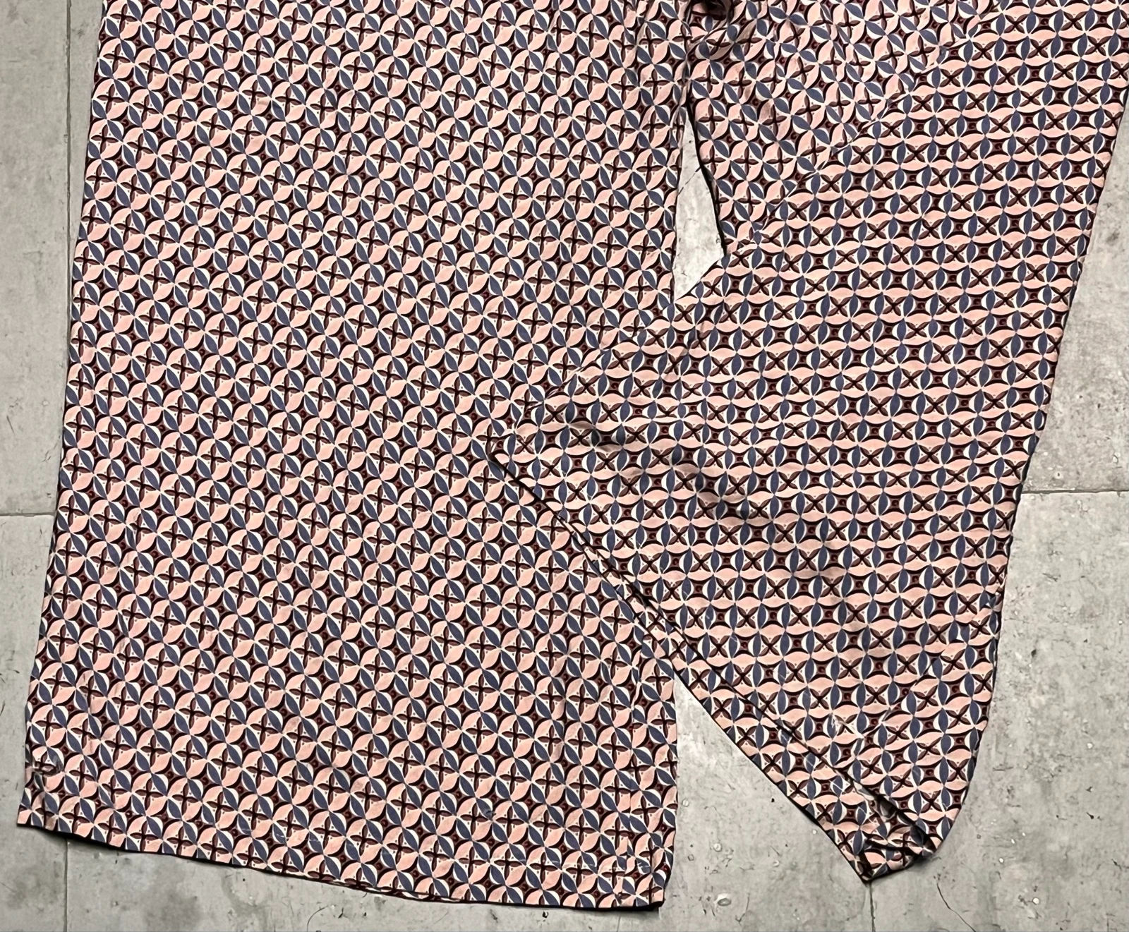 Wide-leg trousers with geometric print – photo 11
